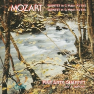 モーツァルト（1756-1791）/String Quintet.3 4： Fine Arts Q