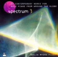 Contemporary Music Classical/Spectrum 3-contemporary Workssolo Piano From Around The Grobe T. myers