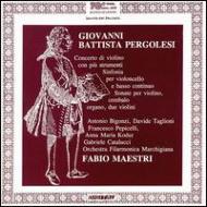 ペルゴレージ (1710-1736)/Sinfonia Violin Concerto Sonata Etc： Maestri / Marchigiana Po Etc