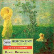ブゾーニ（1866-1924）/Piano Works： Blumenthal