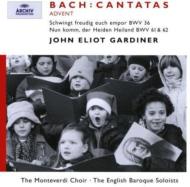 バッハ（1685-1750）/Cantatas.36 61 62： Gardiner / Ebs Monteverdi Choir