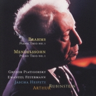 Mendelssohn / Brahms/Piano Trio.1 / 1 Rubinstein(P)heifet(Vn)piatigorsky Feuermann(Vc)('50 41