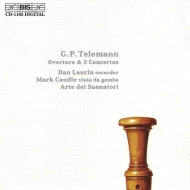 ƥޥ1681-1767/Concerto  Overeture With Recorder Laurin(Rec) Arte Dei Suonatori
