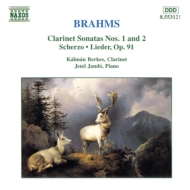 ֥顼ॹ1833-1897/Clarinet Sonata 1 2  Berkes(Cl) Jnado(P)