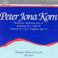 Korn Peter Jona (1922-1998)/Sym 3 Beckmesser Variations Etc O. koch / Suhl Thuringen Po