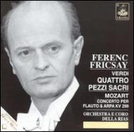 Mozart / Verdi/Concerto For Flute  Harp / 4 Pezzi Sacri Fricsay / Rias. so