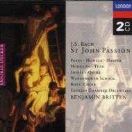 Johannes-passion: Britten / Eco Harper Hodgson Pears R.tear S-quirk