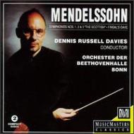 メンデルスゾーン b Sym.3, 4, 5, フィンガルの洞窟r.davies / : メンデルスゾーン