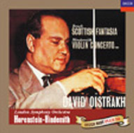֥å (1838-1920)/Scottish Fantasy Oistrakh(Vn) Horenstein / Lso +hindemith Violin Concerto Hindem