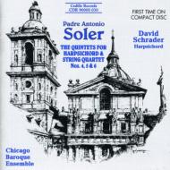 졼롢ȥ˥1729-1783/Quintet For Harpsichord  Strings.4-6 Schrader Chicago Baroque Ensemble