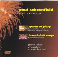 シェーンフィールド、ポール（1947-）/British Folk Songs Sparks Of Glory： N. rosen(Vc) Schoenfield(P) Etc