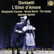 ドニゼッティ（1797-1848）/L'elisir D'amore： Santini / Rome Opera Carioso Monti Gobbi