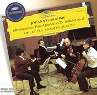 Piano Quartet, 1, : Gilels(P)Amadeus Q +ballades