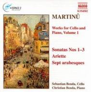 ޥ̡1890-1959/Complete Works For Cello  Pianovol.1 C. benda(Vc)s. benda(P)