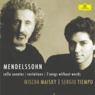 ǥ륹1809-1847/Cello Sonata 1 2 Lieder Arrangements Maisky(Vc) Tiempo(P)