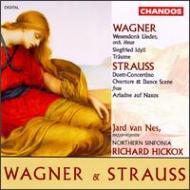 シュトラウス、リヒャルト（1864-1949）/Duett Concertino Ariadne Auf Naxos(Slct)： Hickox / Northern +wagner