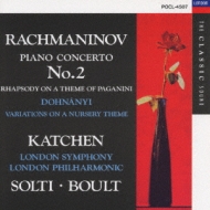 Piano Concerto.2, Paganini Rhapsody: Katchen, Solti, Boult +dohnanyi