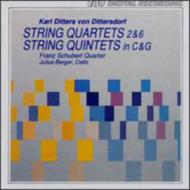 ディッタースドルフ (1739-1799)/String Quartet.2 6 Quintet： Franz Schubert. q Etc