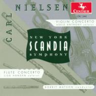 ニールセン（1865-1931）/Violin Concerto Flute Concerto： Matson / New York Scandia So