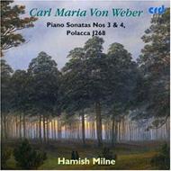 ウェーバー（1786-1826）/Piano Sonata.3 4： Milne(P)