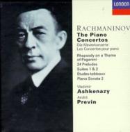 ラフマニノフ、セルゲイ（1873-1943）/Comp. piano Concertos： Ashkenazy(P)previn / Lso +piano Works