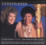 American Composers Classical/Contrasts -american Works Forflute  Harp  Buyse Pilot