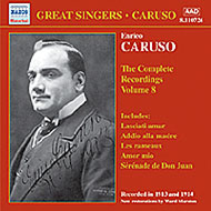 Opera Arias Classical/Enrico Caruso： Complete Recordings Vol.8