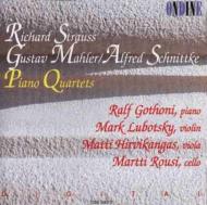 Piano Quartet / Mahler: Piano Quartet(Schnittke��)�S�g-�j, ���{�c�L-, , ,