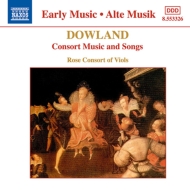 ɡ1563-1626/Consort Music  Songs Heringman(Lute) C. king(Ms) Rose Consort Of Viols