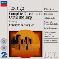 ロドリーゴ（1901-1999）/Concierto De Aranjuez Harp Concerto Etc： Romero Etc