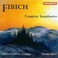 フィビヒ（1850-1900）/Comp. symphonies： Jarvi / Detroit. so
