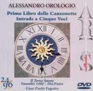 Orologio Alessandro *cl*/Canzonette A Tre Voci Book.1 Intrade A Cinque Voci Ensemble 1492 Etc