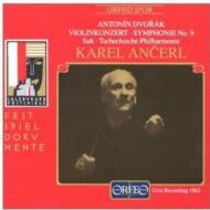 ɥ륶1841-1904/Sym.9 Violin Conerto Ancerl / Czech. po Suk(Vn) Salzburg Live