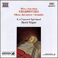 シャルパンティエ、マルカントワーヌ（1643-1704）/Messe Des Morts Litanies： Niquet / Le Concert Spirituel