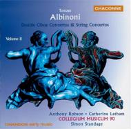 アルビノーニ（1672-1751）/Concertos For 2 Oboes Vol.2：