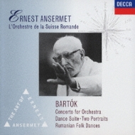 Bartok:Concert For Orchestra Dance Suite�two Portraits Rumnian Folk Dances