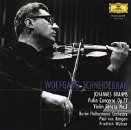 ֥顼ॹ1833-1897/Violin Concerto Violin Sonata 3  Schneiderhan(Vn) Kempen / Bpo