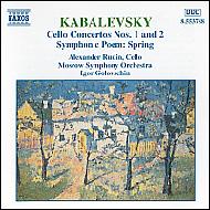 カバレフスキー（1904-1987）/Cello Concerto.1 2： Rudin(Vc) Golovschin / Moscow So