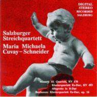Mozart / Beethoven/String Quartet.10 Piano Quartet.2 / . Salzburg. sq