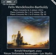 メンデルスゾーン（1809-1847）/Piano Concerto 1 2 Etc： Brautigam(Fp) Markiz / Nieuw Sinfonietta Amsterdam