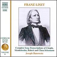 ꥹȡ1811-1886/Complete Piano Works Vol.6-song Transcriptions Banowetz