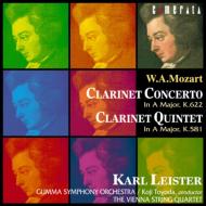 ⡼ĥȡ1756-1791/Clarinet Concerto Clarinet Quintet Leister ˭Ĺ̻ /  Vienna. sq