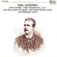 シェーグレン、エミール(1853-1918)/Piano Sonata Violin Sonata.1 2