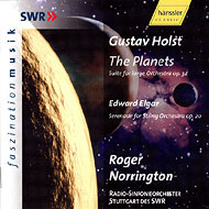 ホルスト：惑星、エルガー：弦楽セレナード　ノリントン指揮シュトゥットガルト放送交響楽団