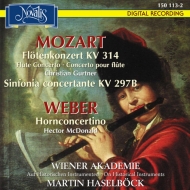 Mozart / Weber/Flute Concerto.1 K.297b / Horn Concerto： Haselbock / Wiener Akademie