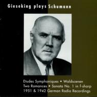 塼ޥ󡢥٥ȡ1810-1856/Symphonic Etudes Waldszenen Etc Gieseking