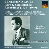 Beniamino Gigli(T)Rare & Unpublished Recordings