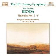 ベンダ、ゲオルク・アントン（1722-1795）/Sinfonia.1-6： C. benda / Prague. co