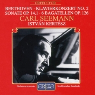 ١ȡ1770-1827/Piano Concerto.2 Piano Sonata.9 Seemann(P) Kertesz / Ndr. so