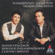 チャイコフスキー＆グラズノフ　ヴァイオリン協奏曲　アバド　BPO SACD Violin Concertos: Vengerov, Abbado / Bpo : Tchaikovsky / Glazounov